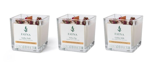 Kolekcia 3 sviečok - LUXE